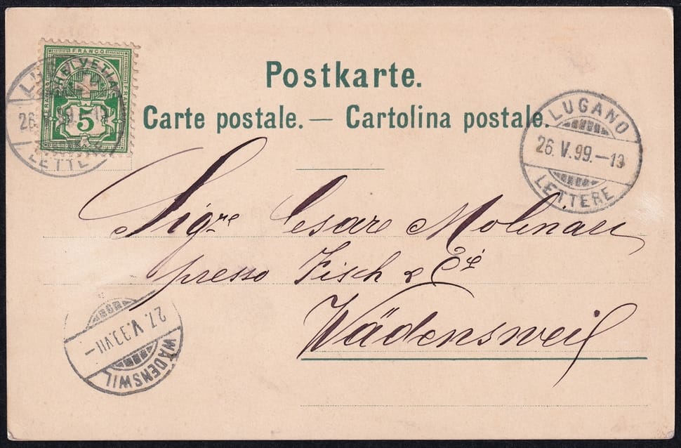 Lithokarten, Souvenier des Alpes – Bild 2