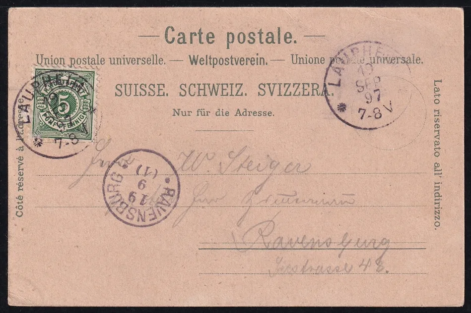 Lithokarten, Souvenir de Bienne – Bild 2