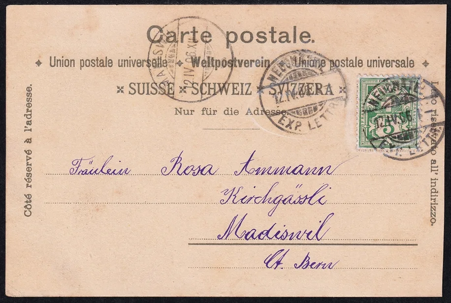 Lithokarten, Souvenir de Neuchatel – Bild 2