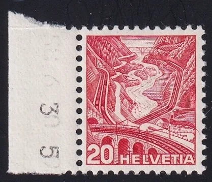 Abarten, Nr.205Az.2.03 "rechts kräftiger Strich"