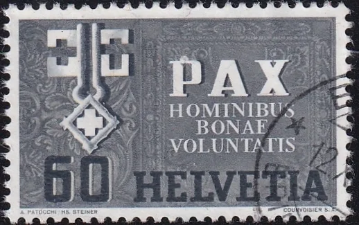 Abarten, Nr.268.2.01 "farbloser Fleck auf P von PAX"