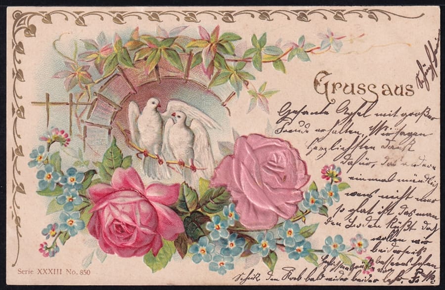 Lithokarten 1902 - "Gruss aus ..." - gestempelt SCHÜPFHEIM