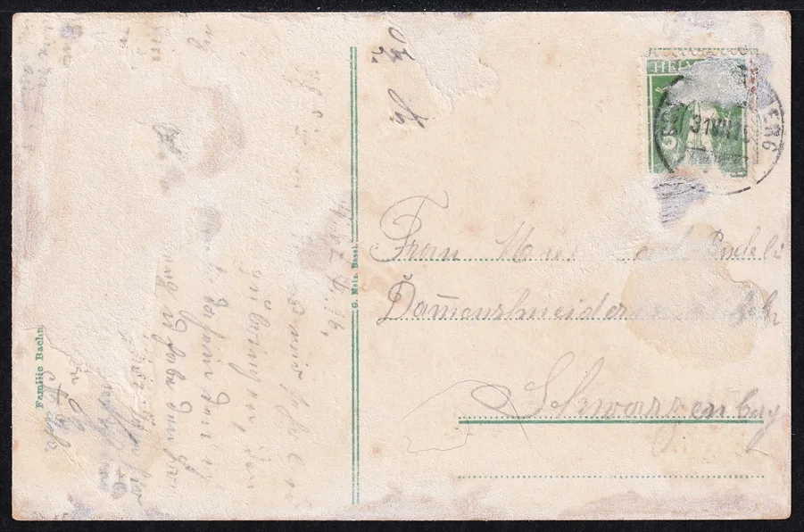 Lithokarten, Gruss aus Schwarzenberg – Bild 2