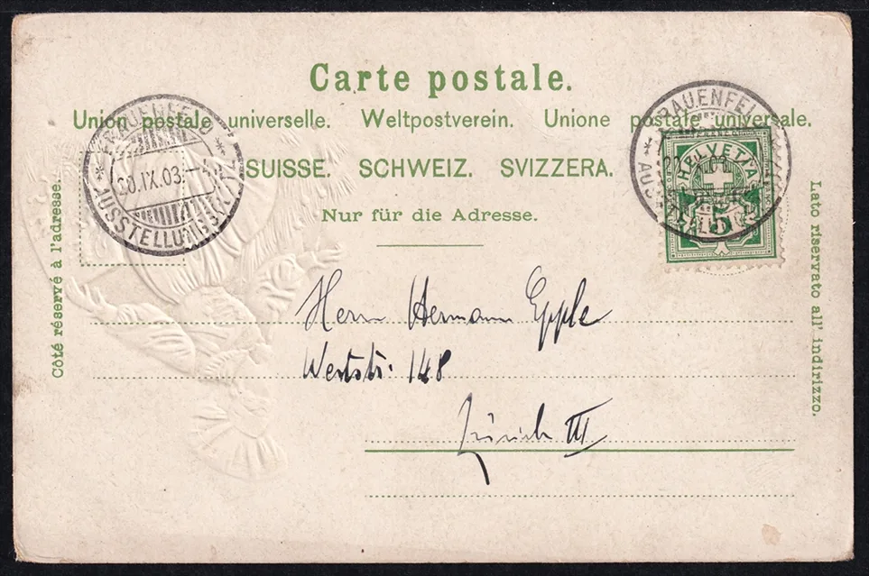 Lithokarten, Gruss aus Weinfelden – Bild 2