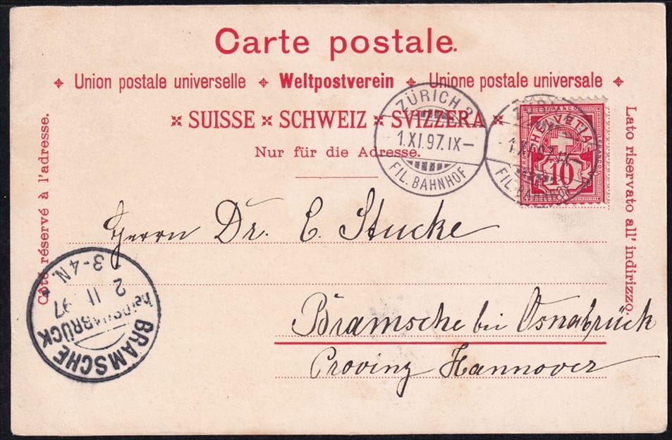 Lithokarten, Gruss aus Zürch – Bild 2
