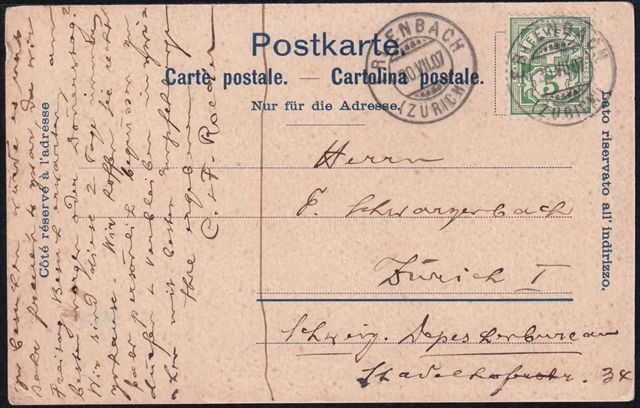 Lithokarten, Gruss vom Schweizer Frauenheim – Bild 2