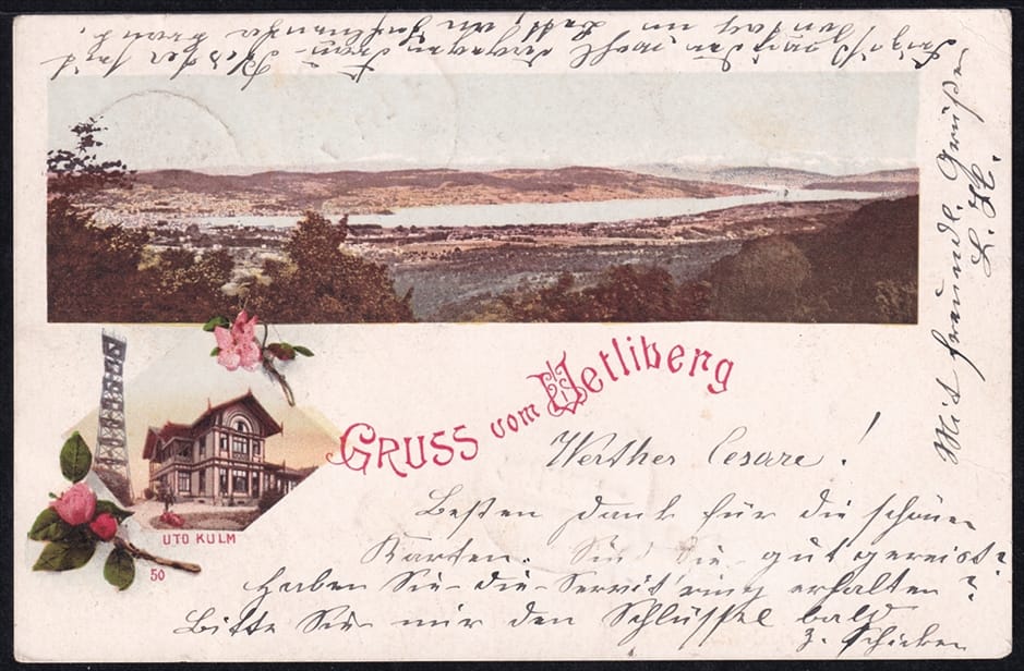 Lithokarten, Gruss vom Uetliberg