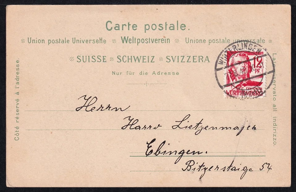 Lithokarten, Gruss vom Vierwaldstättersee – Bild 2