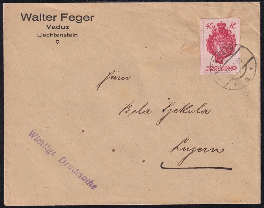 Liechtenstein, Freimarken, Nr.23