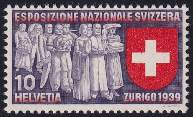 Schweiz 1938 SBK Nr. 225 Pf. 2.02 postfrisch **