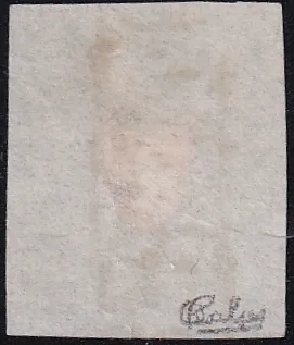 Schweiz, Altschweiz, Rayon, Nr.15II, dunkelblau ohne Kreuzeinfassung – Bild 2