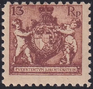 Liechtenstein, Freimarken, Nr. 51A