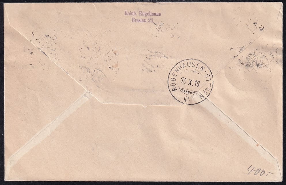 Liechtenstein, Freimarken, Nr.1y-3y/3x, Satzbrief – Bild 2