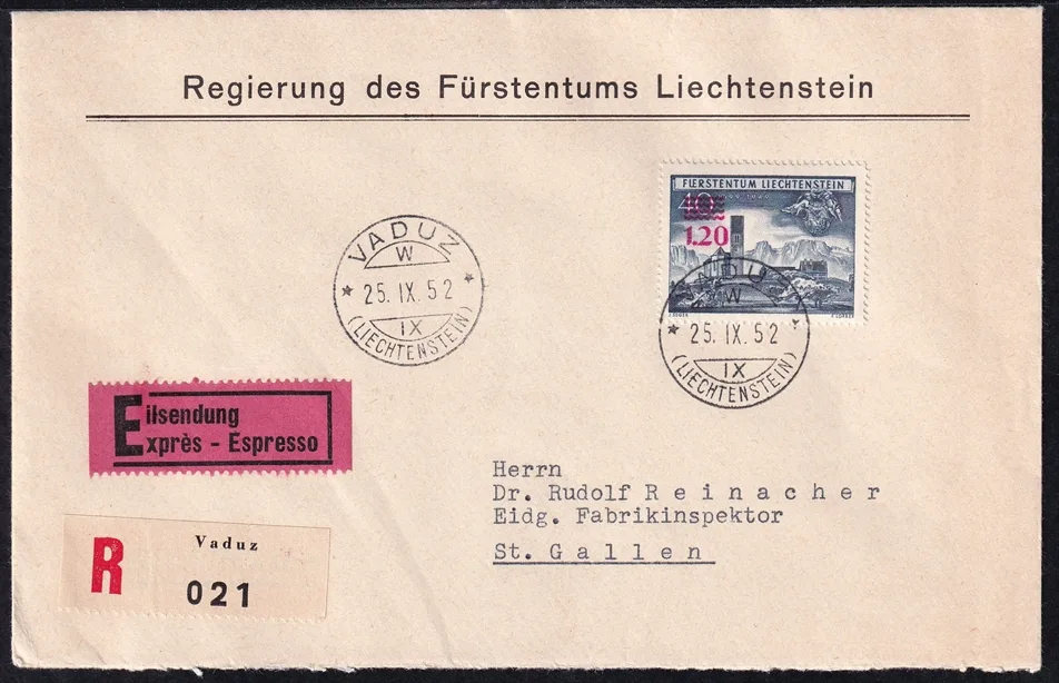 Liechtenstein, Freimarken, Nr.310