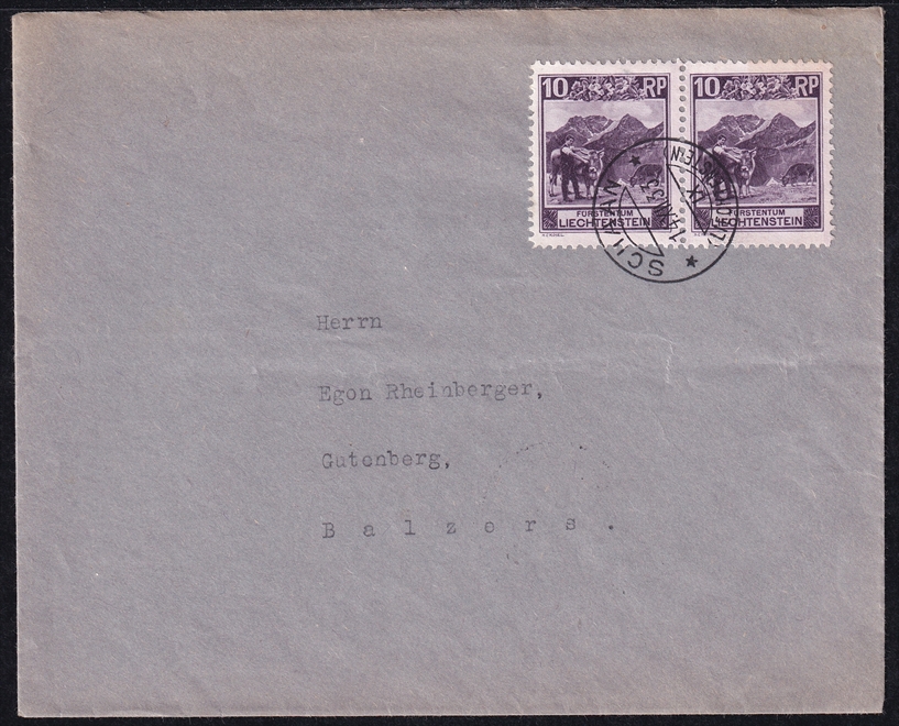 Liechtenstein, Freimarken, Nr.96B