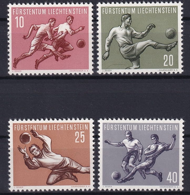 Liechtenstein, Freimarken, Nr.322-325