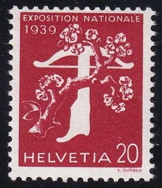 Schweiz, Rollenmarken, Landi, Nr.234yRM