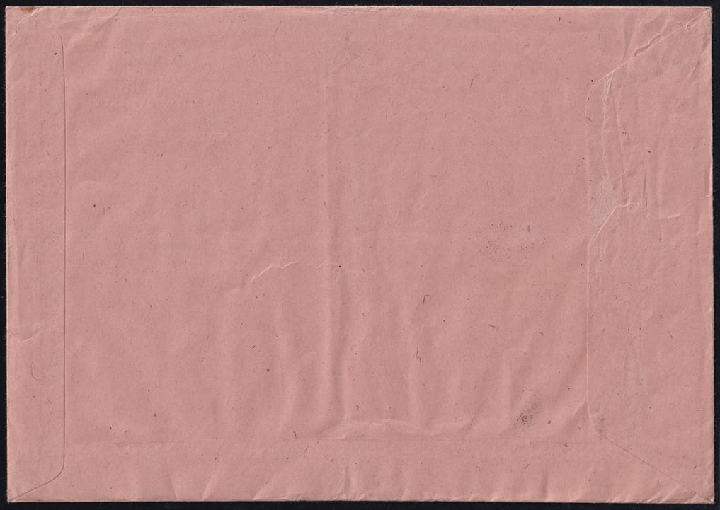Berlin 1948 Serie Mi. Nr. 1 bis 20 "Schwarzaufdrucke" auf vollständigem grossformatigem R-Brief – Bild 2