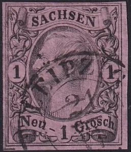 Deutschland, Altdeutschland,Sachsen, Nr.9 IIb