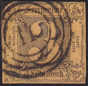 Deutschland, Altdeutschland,Thurn und Taxis, Nr.6