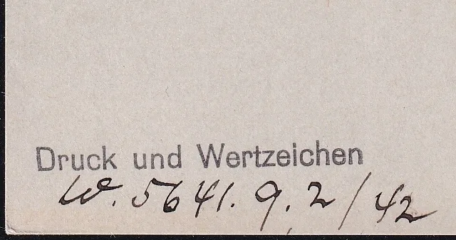 Liechtenstein 1942 Freimarken Nr. 202, 203, 205 und 206 P - Probedrucke - Einzelabzüge auf Bogen – Bild 2