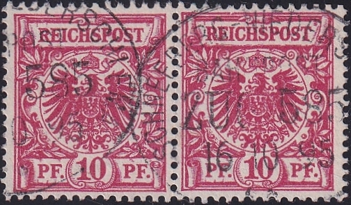 Deutschland, Deutsches Reich, Nr.47d/Paar, karmin