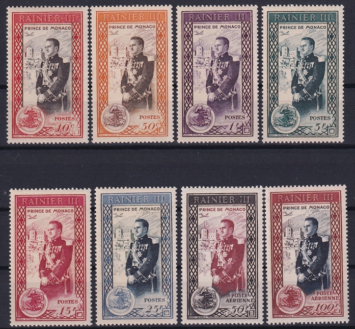 Monaco, Nr.408-415, Thronbesteigung, komplette Serie