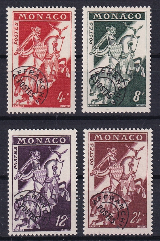 Monaco, Nr.486-489, Vorausentwertung, komplette Serie