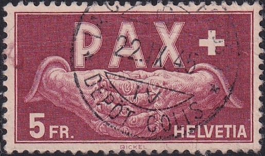 Schweiz, Freimarken, Nr.273, 5Fr. PAX
