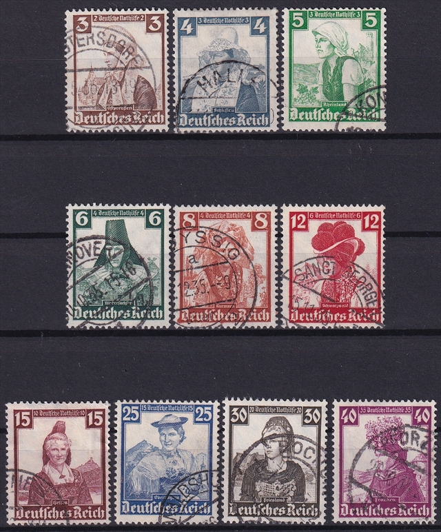 Deutschland, Deutsches Reich, Nothilfe, Nr.588-597