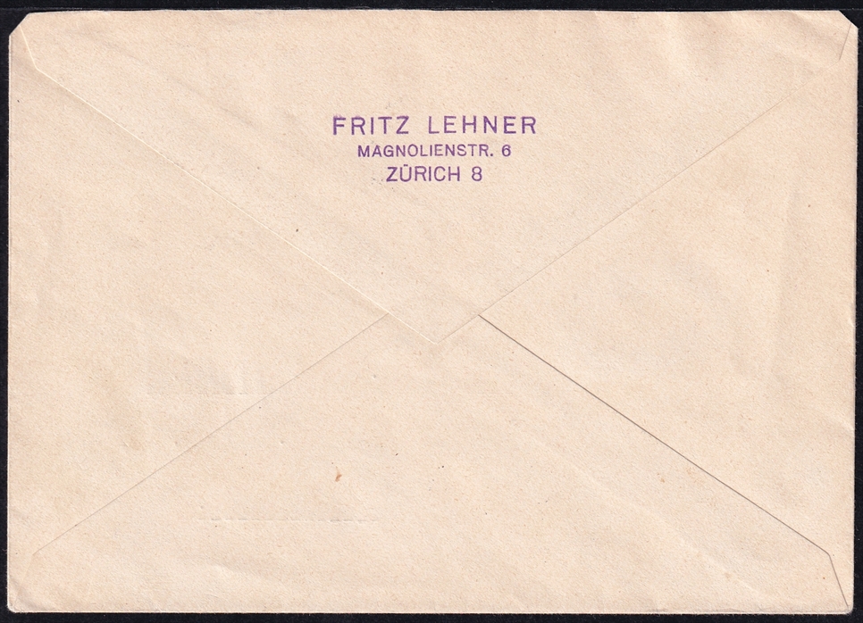 Schweiz, Pro Juventute, Nr.73-76, komplette Serie auf R-Brief nach Wien, sauber gestempelt ZÜRICH NEUMÜNSTER – Bild 2