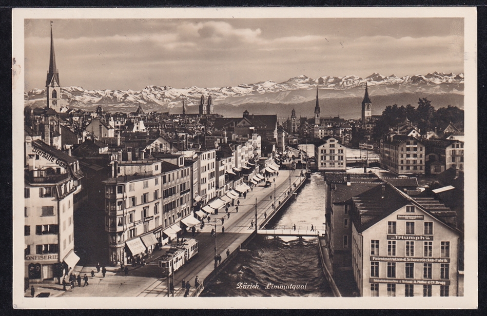 Schweiz, Flugpost, Nr.5, auf Luftpostkarte, geflogen Zürich-St.Gallen – Bild 2