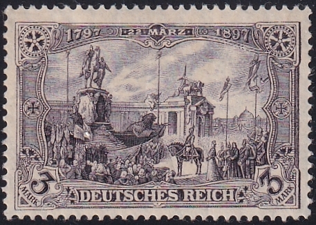 Deutschland, Deutsches Reich, Nr.96Aa I, Denkmal Kaiser Wilhelm