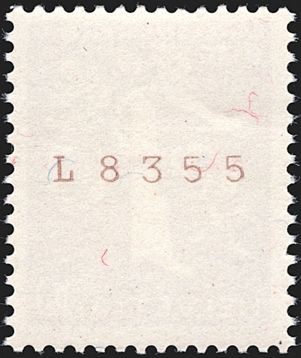 Schweiz, Freimarken, Landesausstellung Zürich 1939, Nr.229yRM, 10Rp. braungrau, Rollenmarke mit Nr.L 8355 – Bild 2