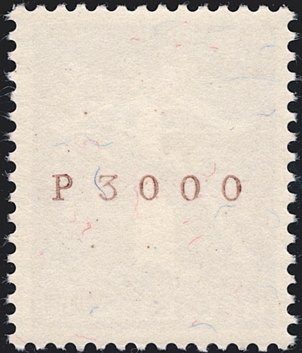 Schweiz, Freimarken, Landesausstellung Zürich 1939, Nr.233yRM, 10Rp. braungrau, Rollenmarke mit Nr. P 3000 – Bild 2