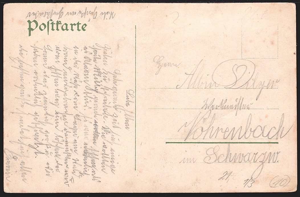 Deutschland, Lithographien, Gruss aus BITSCH, 5 Bilder, ca. 1900 – Bild 2