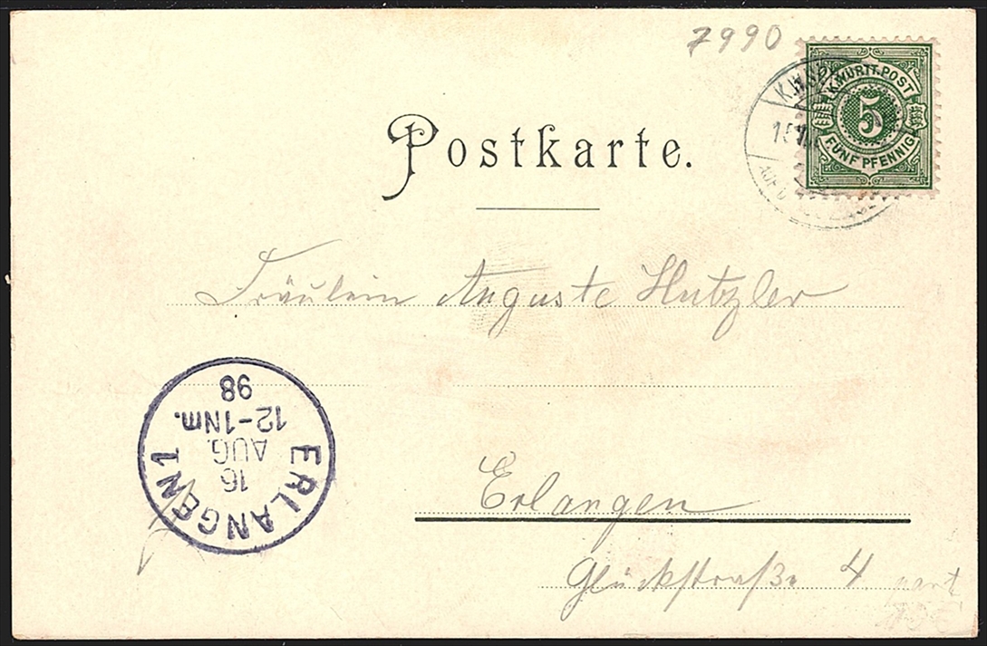 Deutschland, Lithographien, Gruss vom BODENSEE, 1898 – Bild 2