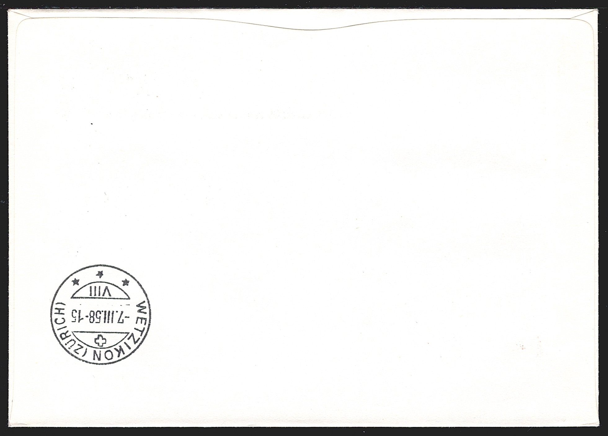 Schweiz FDC, Freimarken, 1958, Wernemarken, Nr.334-337, illustrierter R -FDC, ET BERN – Bild 2