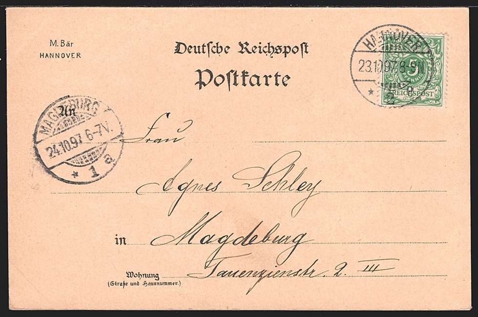 Deutschland, Lithographien, Gruss aus HANNOVER, 4 Bilder, 1897 – Bild 2