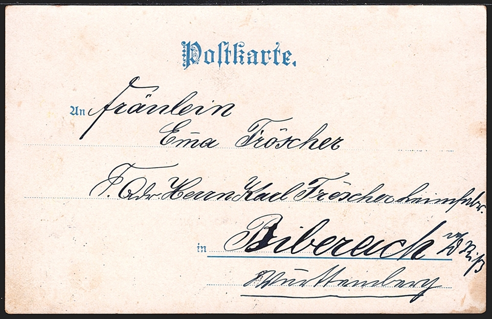 Deutschland, Lithographien, Gruss aus KONSTANZ, 2 Bilder, um 1900, nicht gelaufen – Bild 2