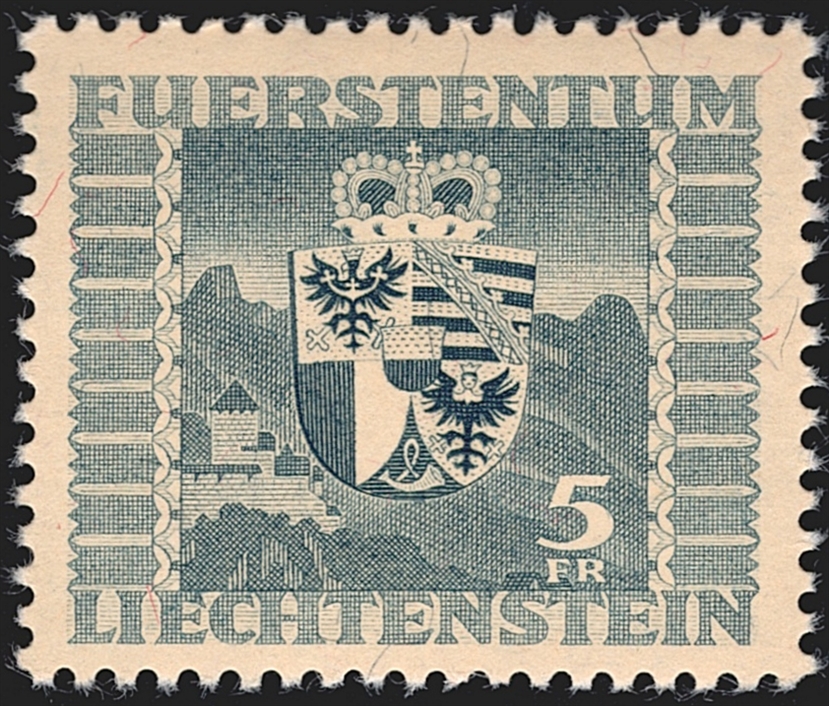 Liechtenstein, Freimarken, hoher Wert