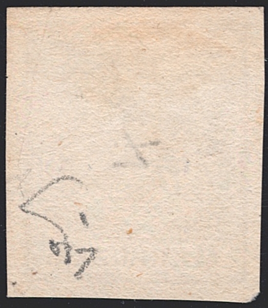 Österreich 1850 6 Kreuzer FB Nr. 4 "rosabraun" MP Type III ungebraucht ohne Gummi – Bild 2