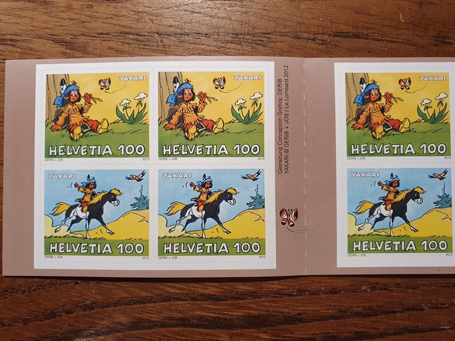 Schweiz Markenheftchen 2012 mit 10 x 1.00er – Bild 2