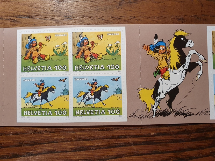 Schweiz Markenheftchen 2012 mit 10 x 1.00er – Bild 3