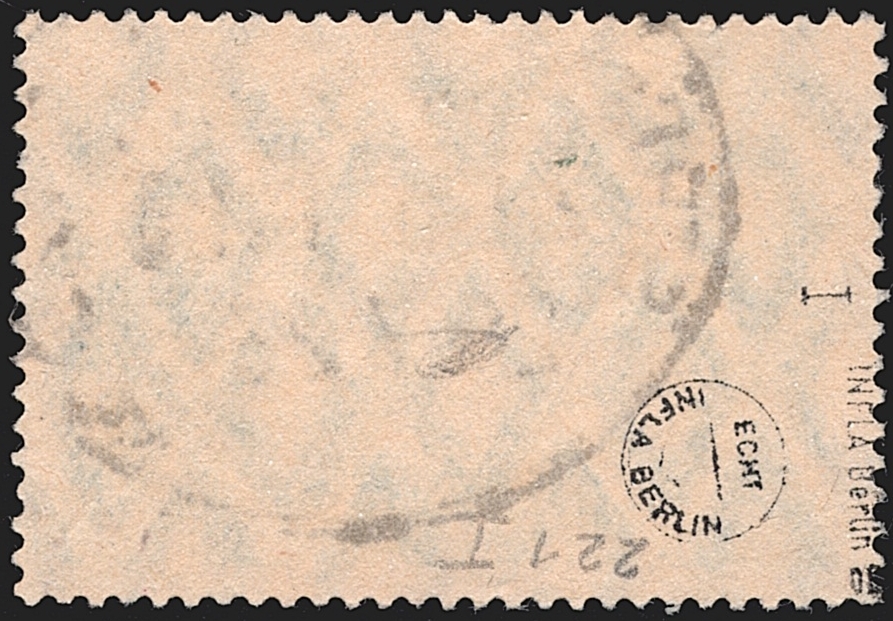 Deutschland, Deutsches Reich, Freimarken, Nr.221 PF I, 300 Mark, "H" von Reich mit Häkchen, gestempelt, signiert – Bild 2