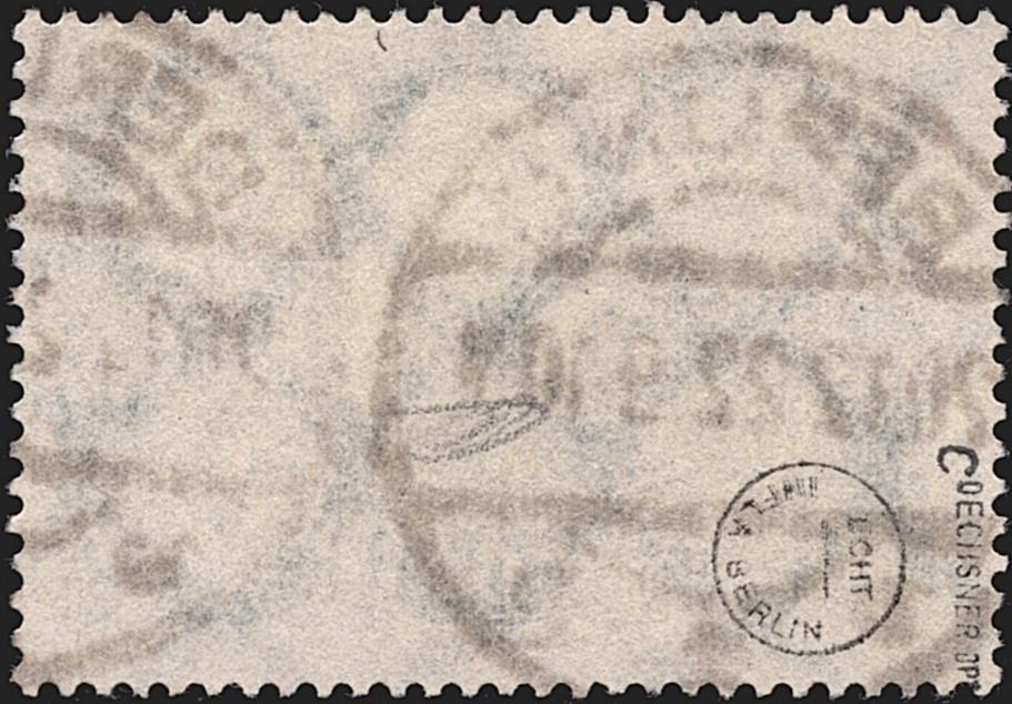 Deutschland, Deutsches Reich, Freimarken, Nr.246c, 50 Mark, schwarzviolett, gestempelt BERLIN, signiert – Bild 2