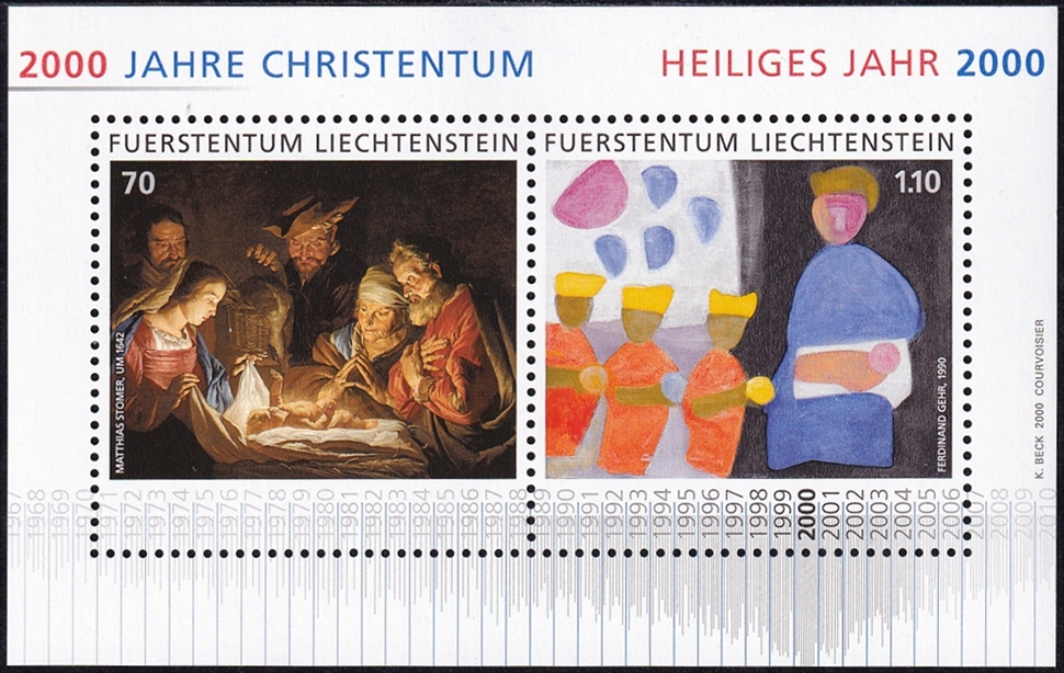 Liechtenstein 2000 "Millenium" Block 17 ** - frankaturgültig FL