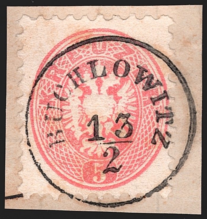 Österreich 1863/64 - 5 Kreuzer ANK Nr. 32 gestempelt BUCHLOWITZ