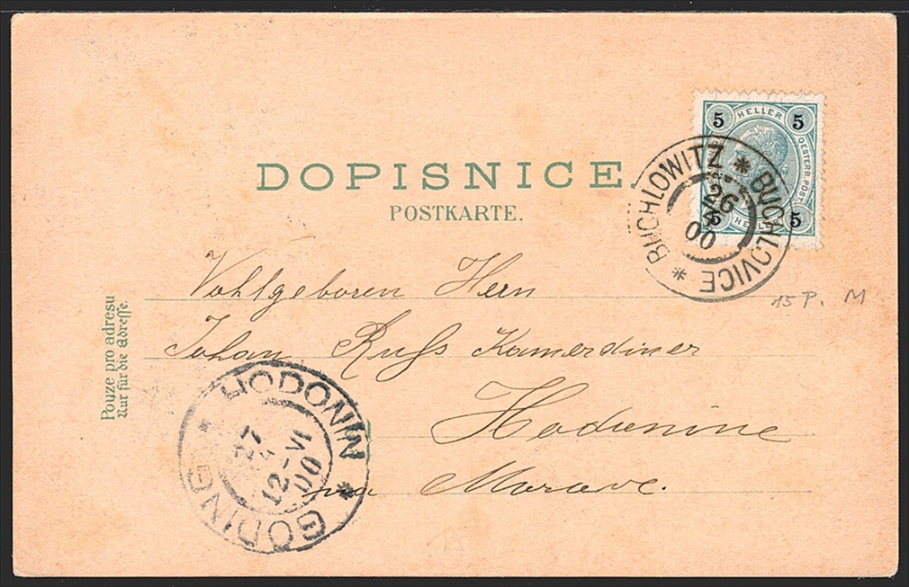 Lithographien, Diverse ehemalige Österreichische Gebiete, Pozdrav z BUCHLOVIC, 3 Bilder, 1900 – Bild 2