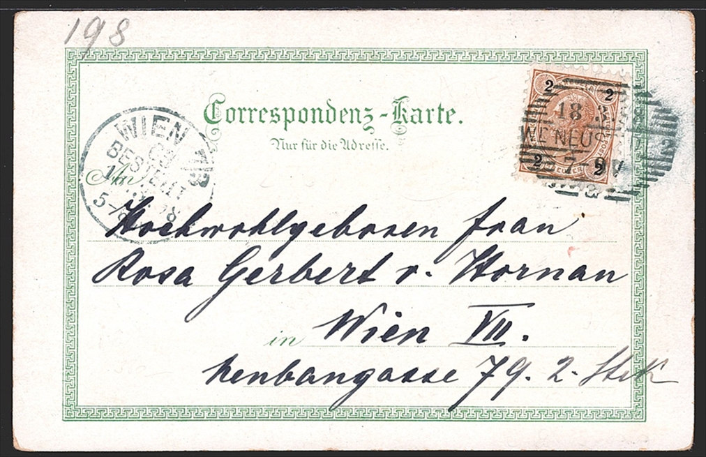 Lithographien, Niederösterreich, Gruss aus REICHENAU, 4 Bilder, 1898 – Bild 2